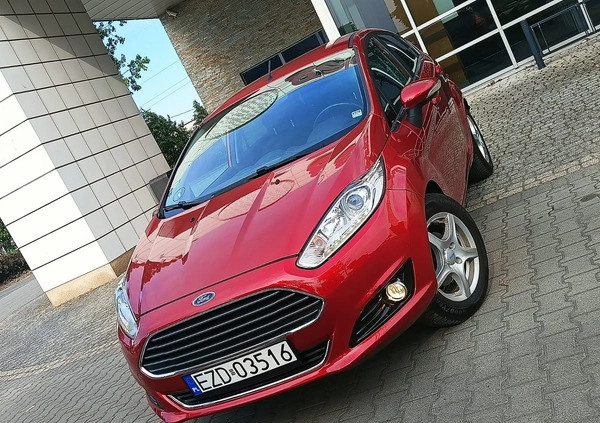 Ford Fiesta cena 29900 przebieg: 132000, rok produkcji 2015 z Lipsk małe 254